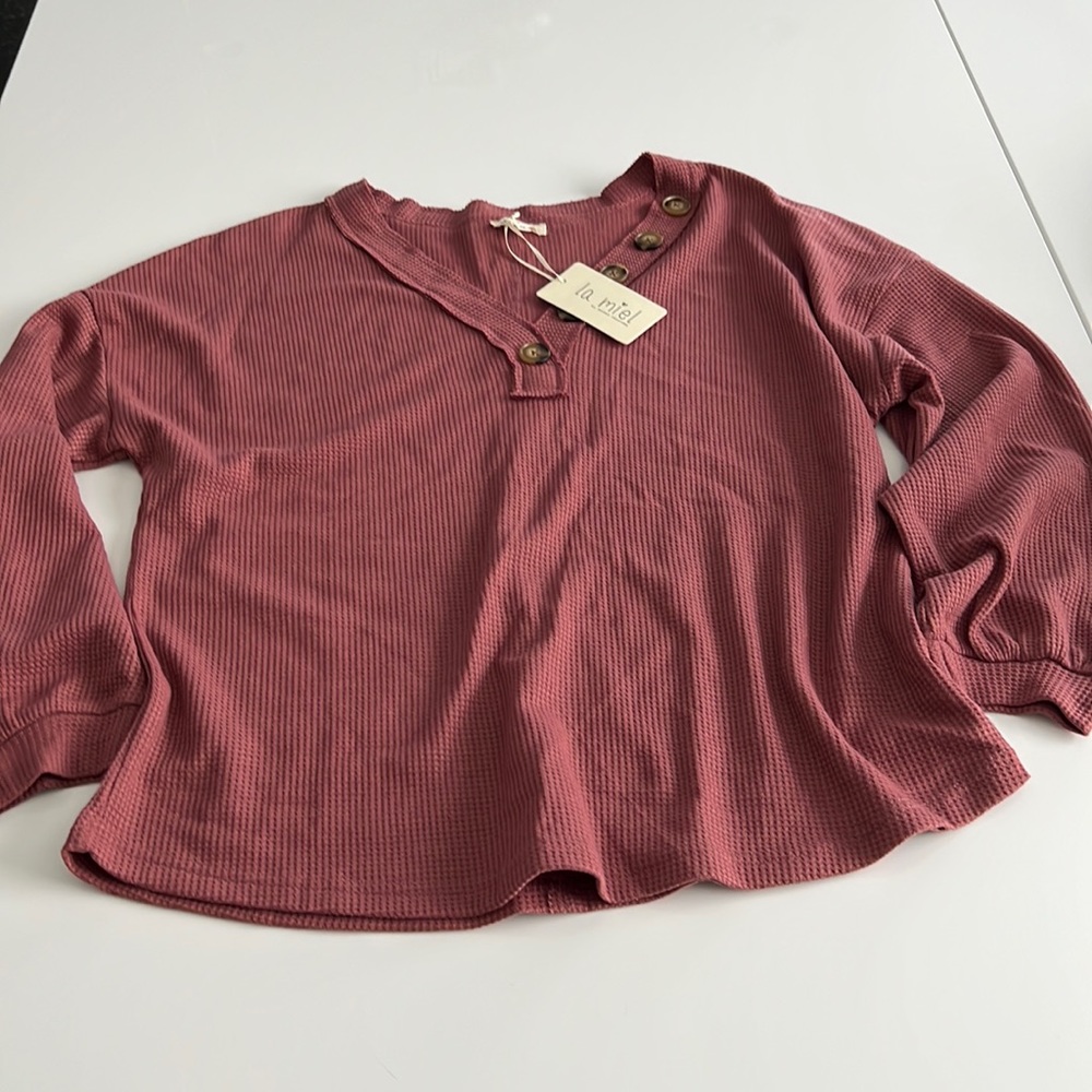 La miel waffle top